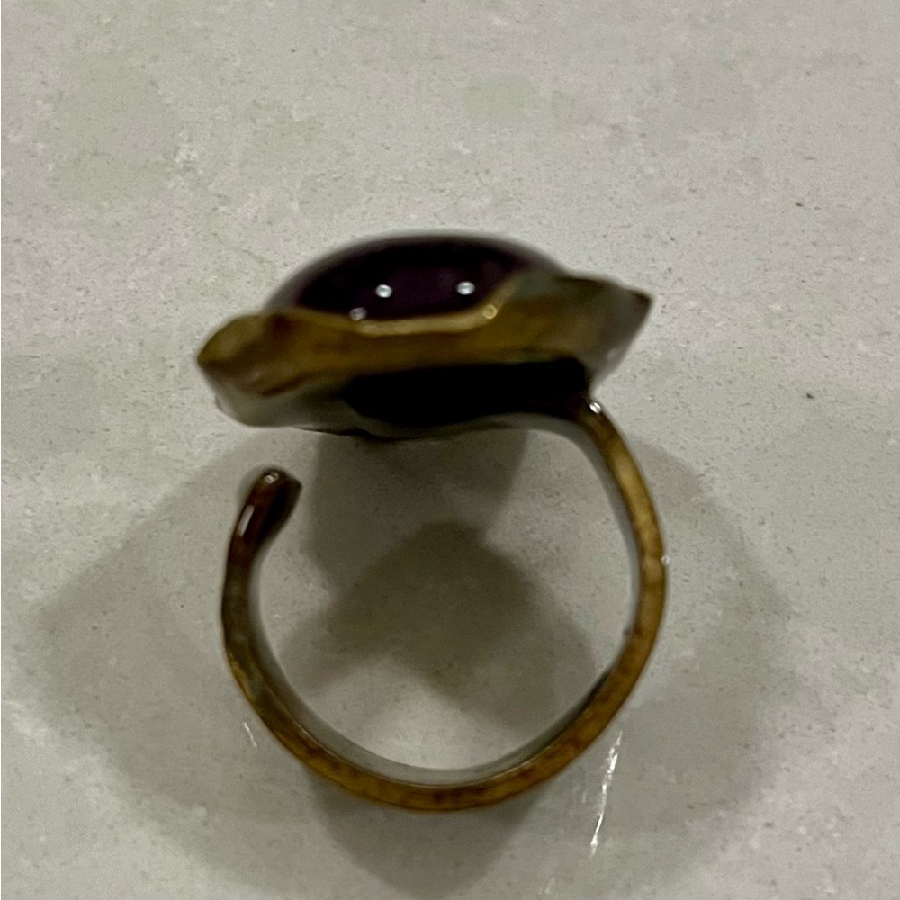 Amethyst Women's Statement Ring O E Size Fits All - image 4